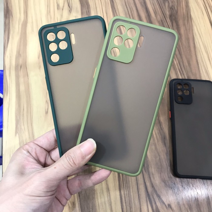 OPPO RENO 5F PREMIUM BUMPER HYBRID DOVE CASE BAHAN ANTI PECAH