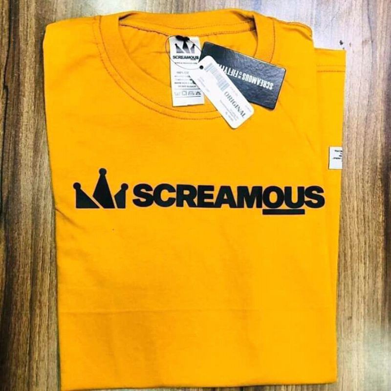 KAOS SCREAMOUS MIRROR ORIGINAL QUALITY / KAOS SCREMOS / KAOS PRIA WANITA