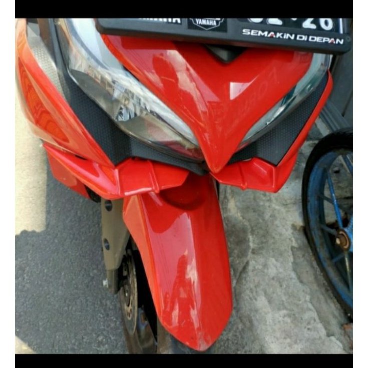 Winglet new Aerox Conected 155 2021 merah Hitam grey