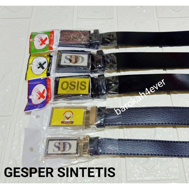 Sabuk Ikat Pinggang Sabuk Gesper SD SMP SMA Pramuka