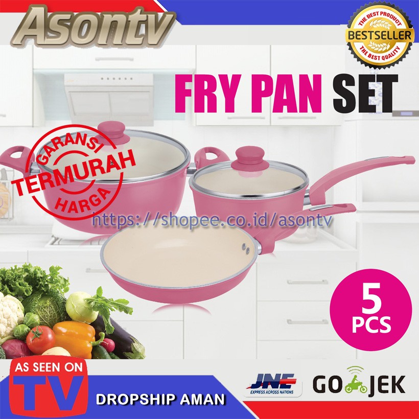 Jual Panci Set Cooking Dessini 7 Pc Keramik Bagus Mudah Di Bersih Kan Shopee Indonesia