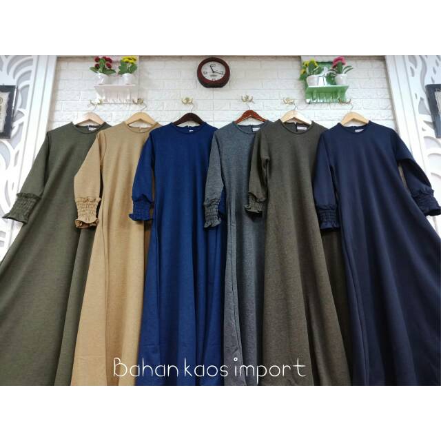 gamis kaos import