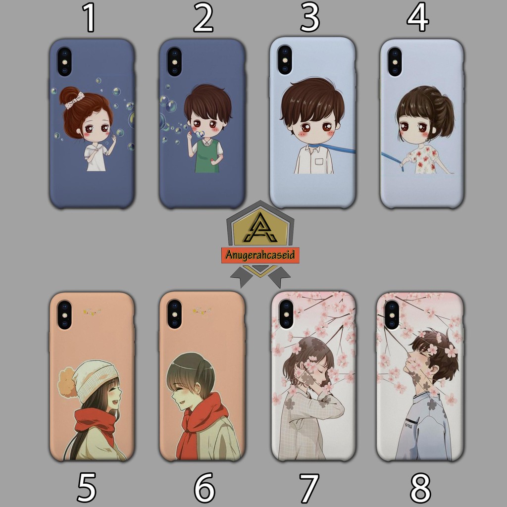 ACI case casing silikon hardcase couple oppo vivo xiaomi realme samsung iphone all type