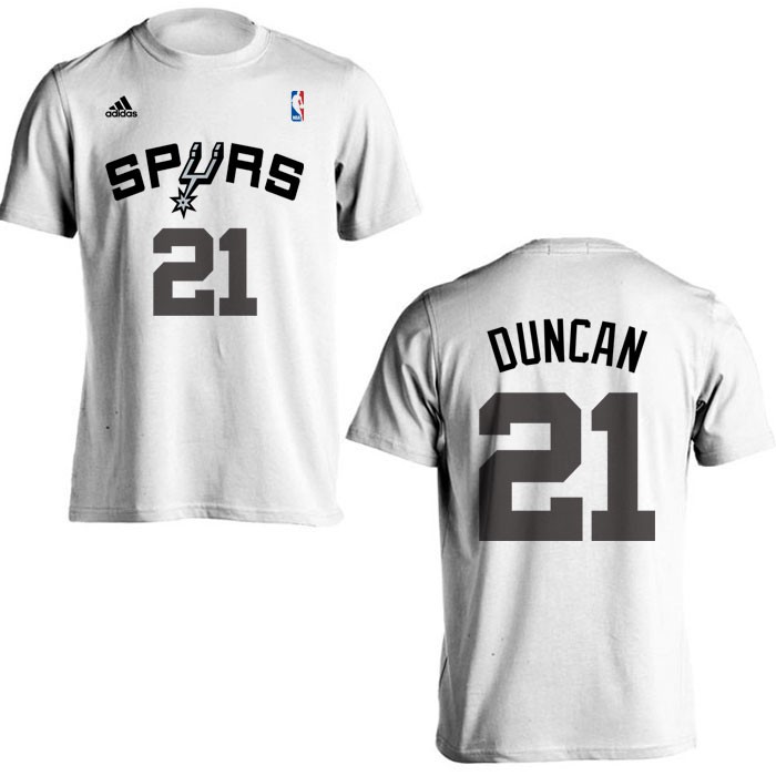 SALE Baju Kaos Basket NBA Gametime San Antonio Spurs Tim Duncan Baru