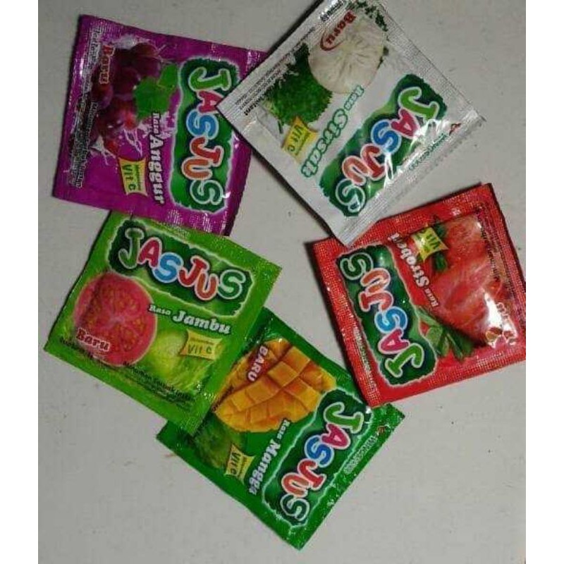 

Jasjus Aneka Rasa Jas Jus All Varian (1 Renceng / 10 Sachet)