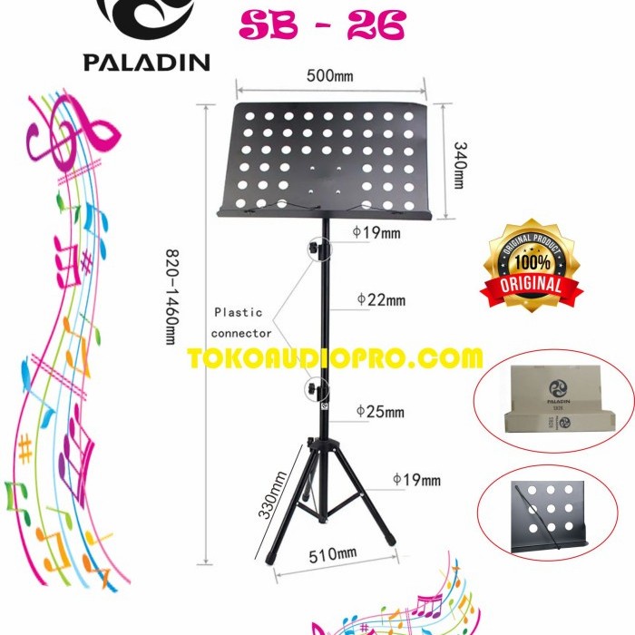 Paladin Sb26 Sb-26 Sb 26 Stand Book / Stand Music