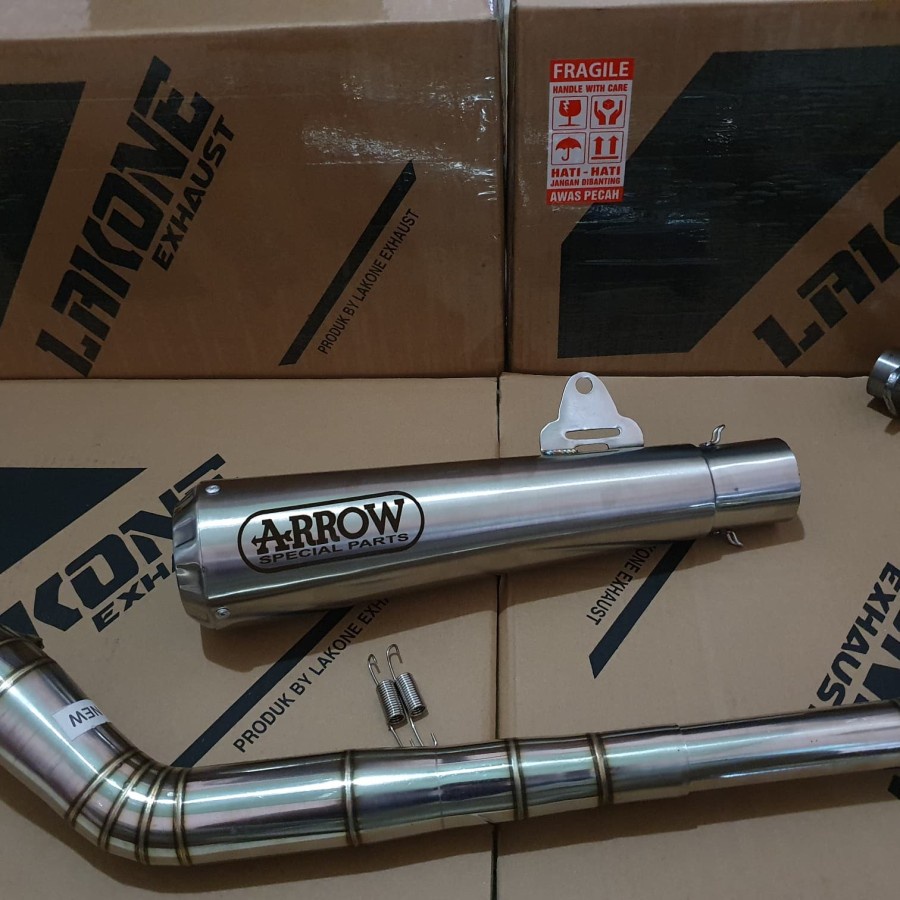 KNALPOT ARROW TITAN FS R15 V2 V3 MT15 XABRE VIXION BYSON XSR MX KING