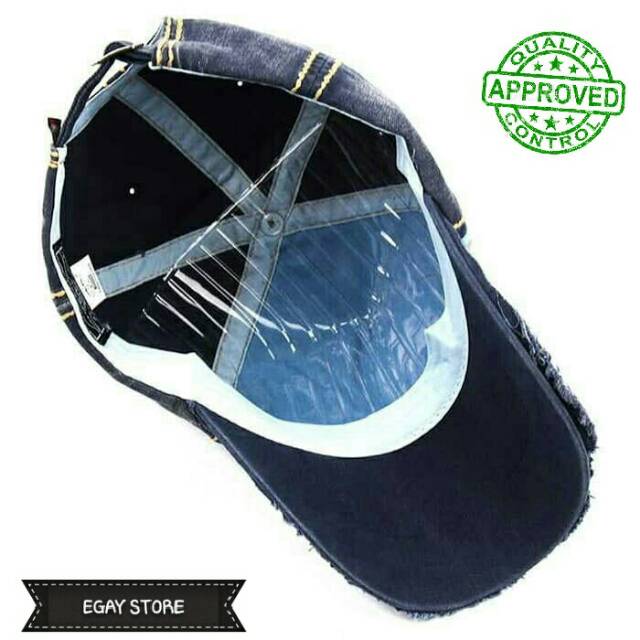 TERBARU ! TOPI DISTRO TOPI SNAPBACK TOPI BASEBALL PRIA WANITA SOBEK FASHION JAMONT PUNK MURAH-BIRU