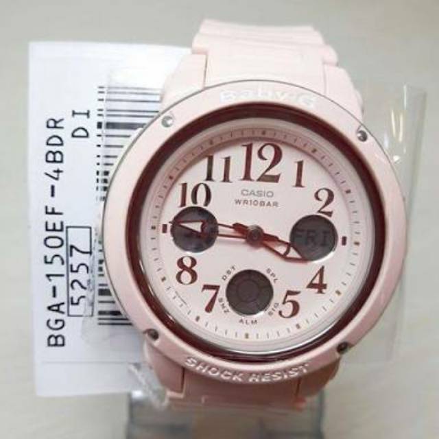 Casio Baby-G Type BGA-150EF-4BDR Original Pink / Casio Baby-G BGA 150EF 4B