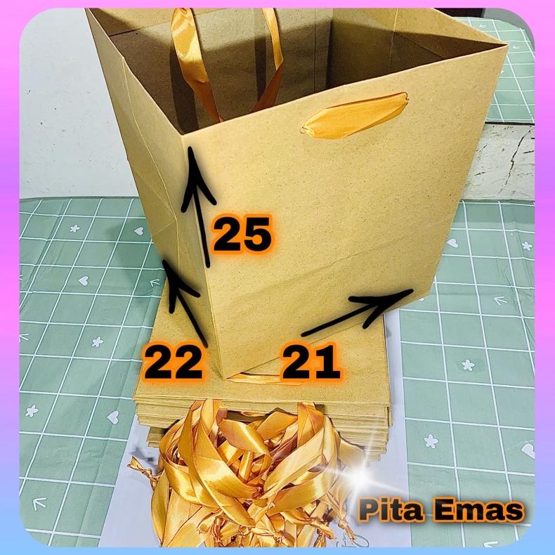 

Paper Bag Kotak Bento Paperbag Nasi Box Tumpeng Mini / Lusin 21 X 22