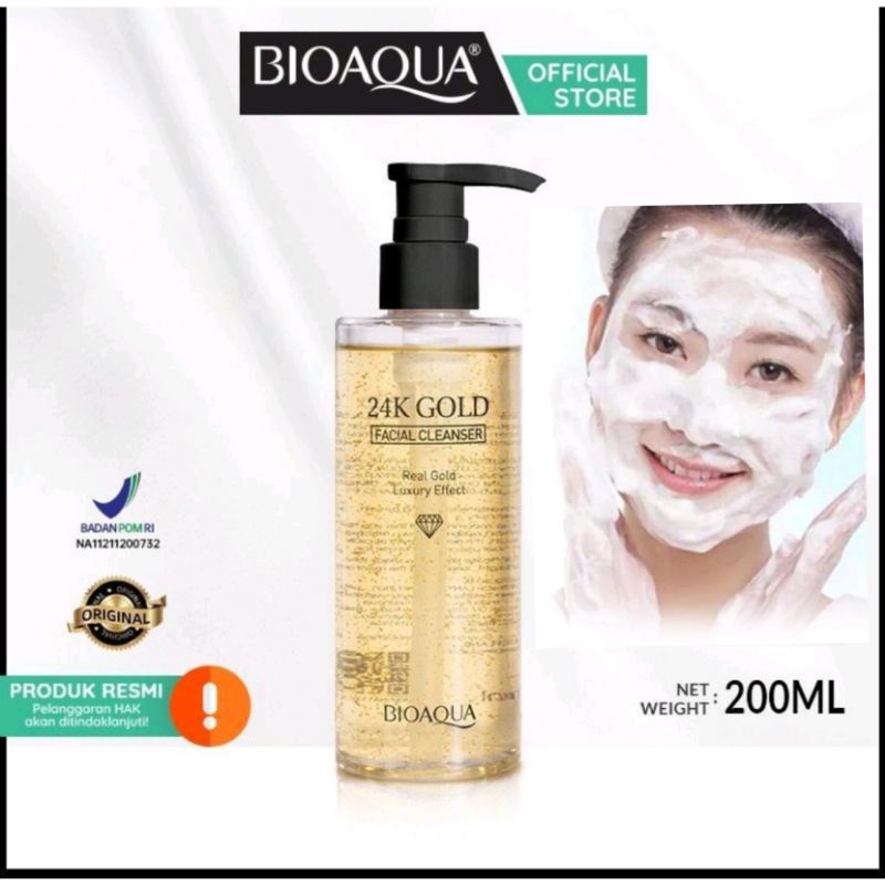 BIO AQUA FACIAL CLEANSER 24K