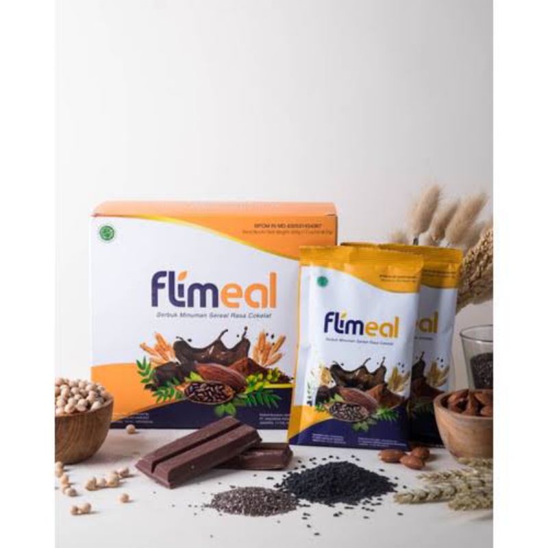 

FLIMEAL 2 SACHET by Flimty, MEAL REPLACEMENT MINUMAN PROGRAM DIET BPOM HALAL original