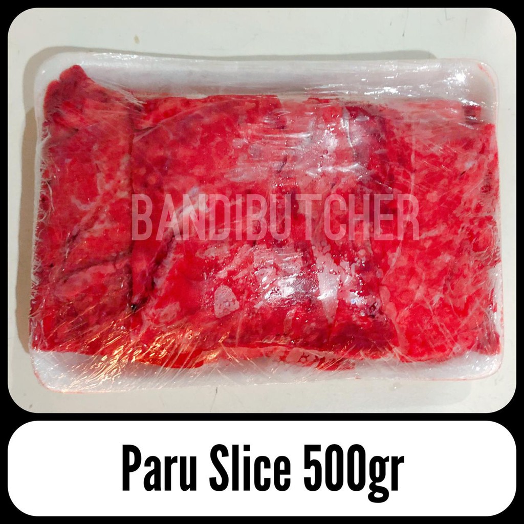 Paru Iris / Slice - Beef Lung - Dendeng Paru Balado