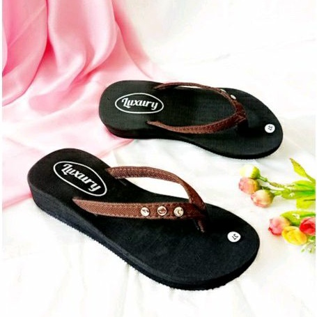 Wedges Wanita - Sandal Wanita - Sandal Wedges Spon - Sandal Spon Wanita (KELING 3)