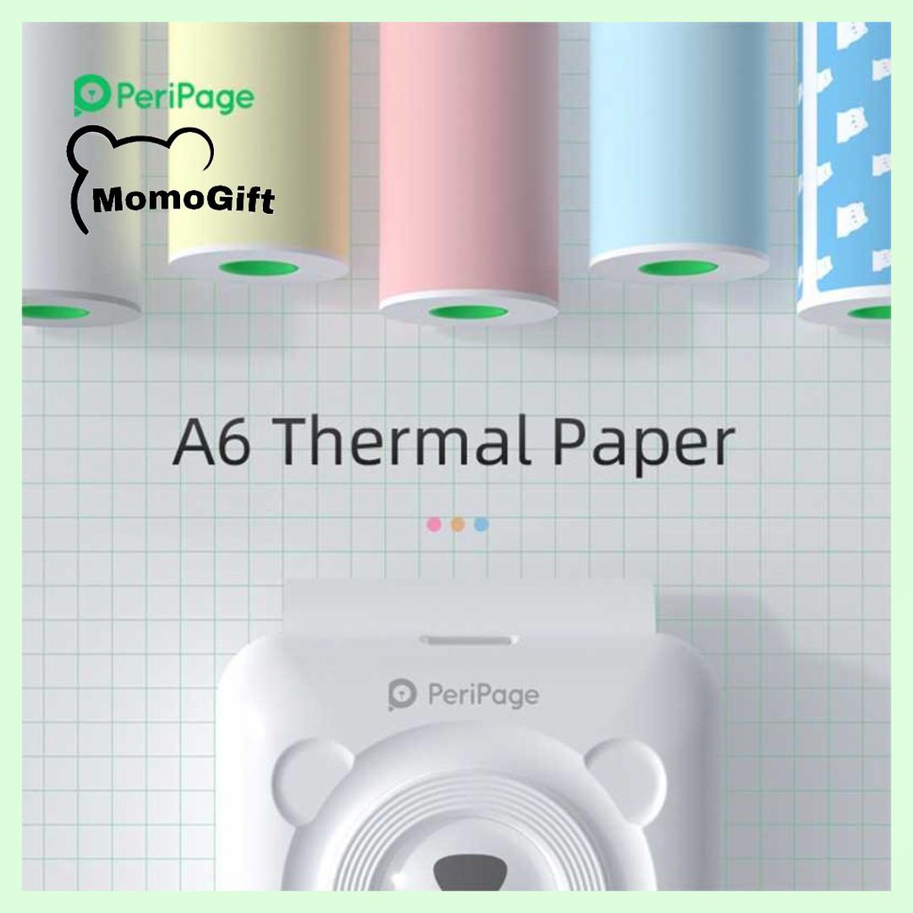 

Sticker Kertas Thermal Peripage Bisa Langsung LEM Sticker Paper Roll 57*30mm - SD03