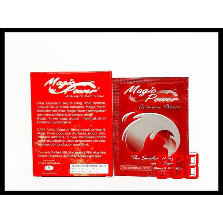 TISSUE - TISU MAGIC POWER MERAH KODE 123