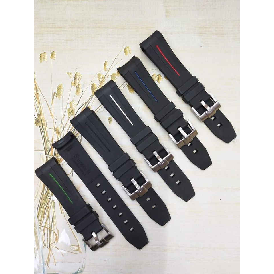 Strap Rubber jam Rolex GMT ukuran 20mm.
