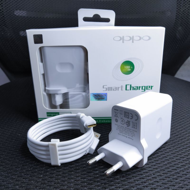 [PROMO] Charger Oppo Reno 100% Original USB Tipe C Fast Charging