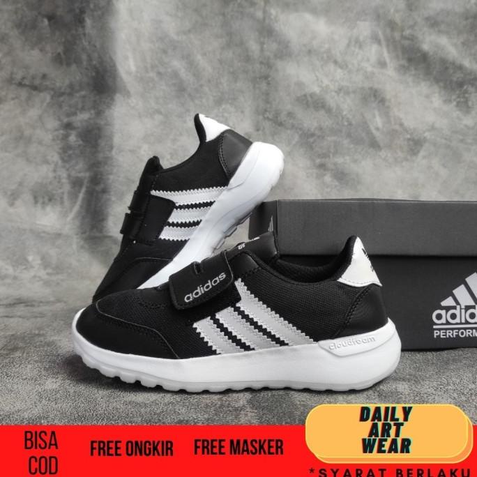 SEPATU SEKOLAH ANAK LAKI LAKI/SEPATU ADIDAS ANAK PEREMPUAN HITAM POLOS