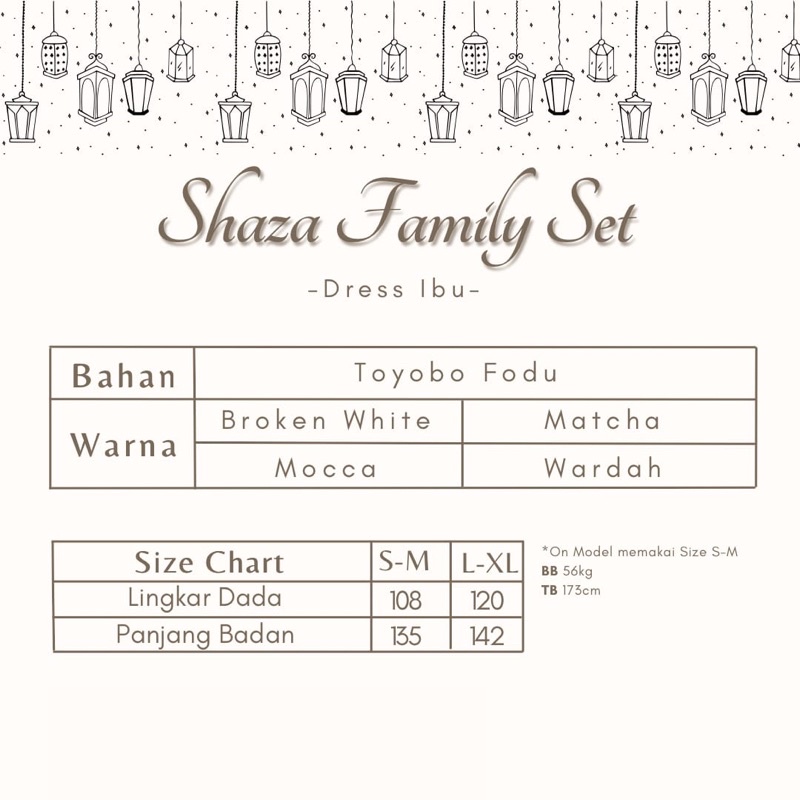 LITTLECAIM - Saza family set | family set lebaran