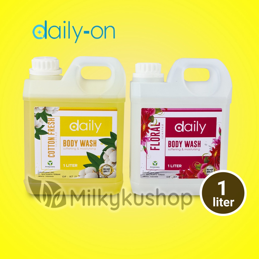 DAILY BODY WASH 1 LITER SABUN MANDI CAIR FOAM