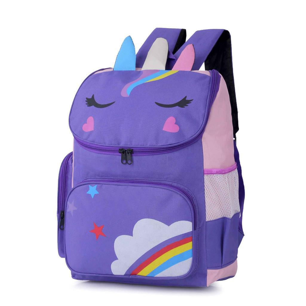 Ransel Anak Back To School Ungu Pelangi 509