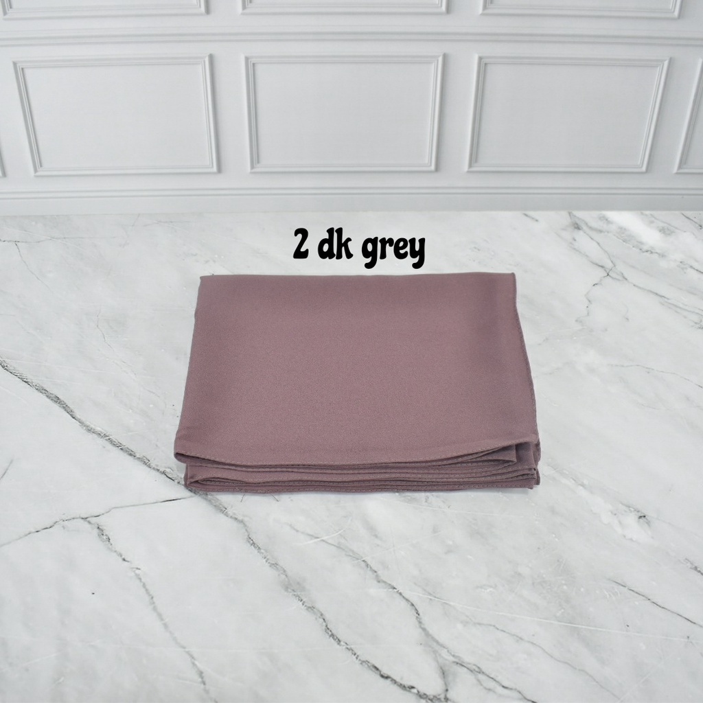 DIAMOND CREPE PASHMINA DIAMOND PREMIUM  JILBAB PASHMINA POLOS KERUDUNG PASHMINA DAIMOND WARNA 1-2 dk.grey