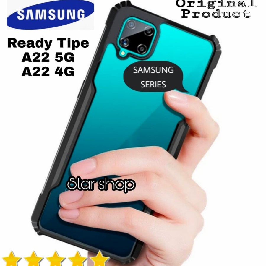 Case Samsung A22 5G A22 4G Protective Camera Shockproof Rugger Cover - SAMSUNG A22 4G A22 5G
