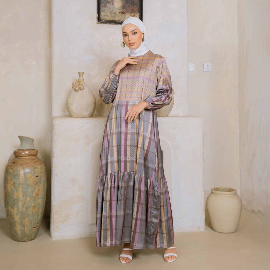 Maydee Sarimbit Ayle Series Violet-Dress Mom Violet