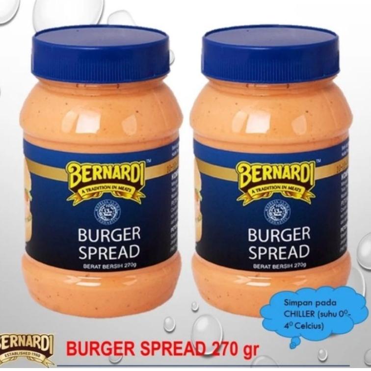 

10.10 BIG SALE FASION Bernardi Burger Spread 270 Gr !