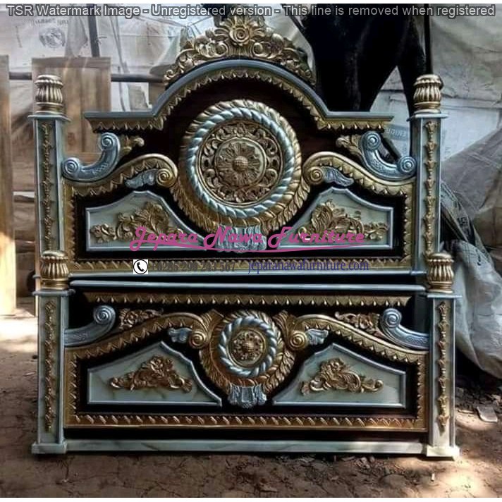 FLASH SALE Dipan Gong jepara,  Ranjang jati gong, Dipan Gong Termurah DPG05