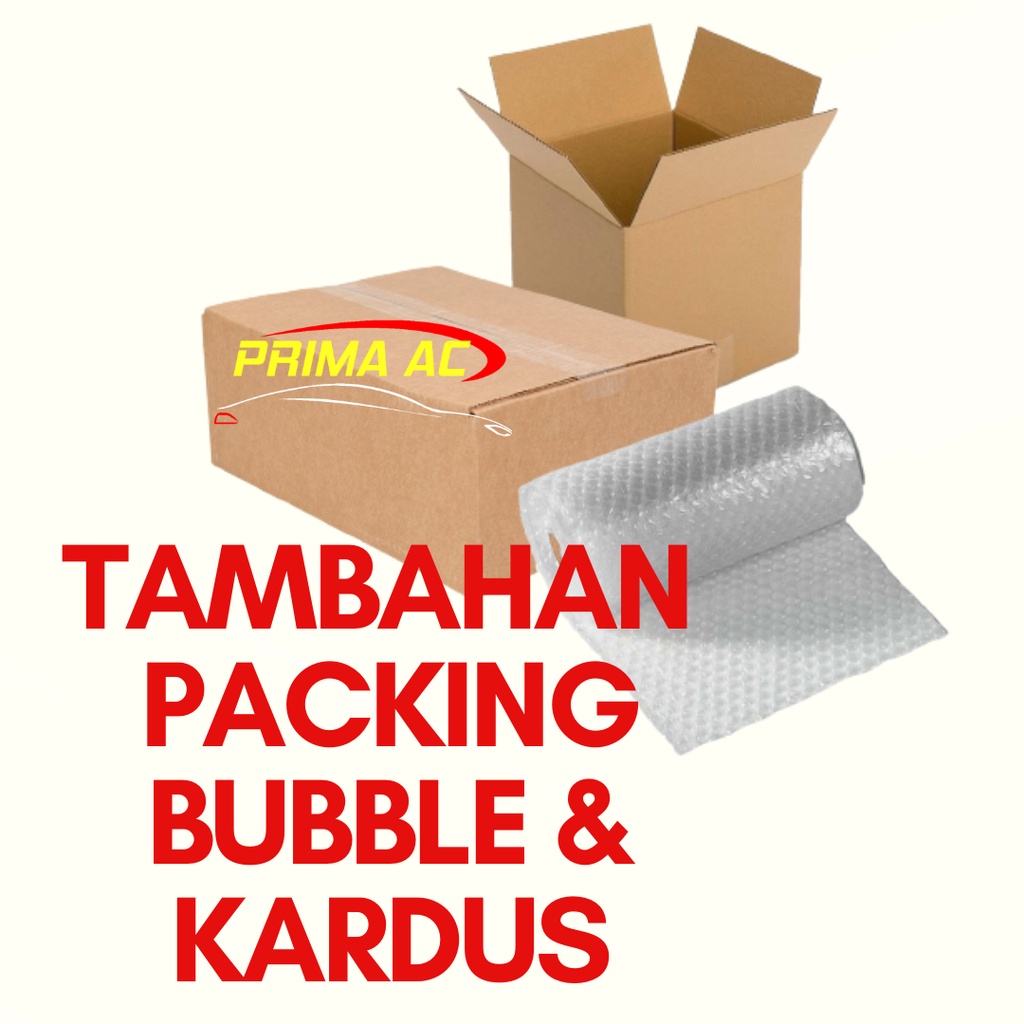 

TAMBAHAN PACKING BUBBLE WRAP DAN KARDUS PACKING AMAN SAMPAI TUJUAN