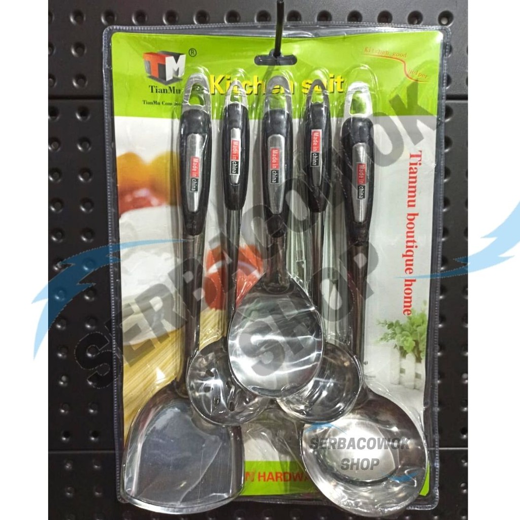 Kitchen Set Suit Peralatan Dapur 5 Pcs Alat Masak K 638 Termurah Berkualitas