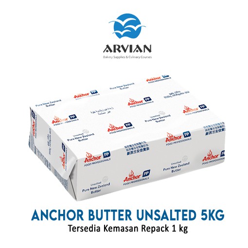 

Anchor Butter Unsalted Block [Instant Surabaya] - Arvian