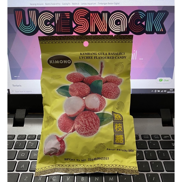 

PERMEN LECI KIMONO / PERMEN LYCHEE KIMONO / KIMONO LYCHEE CANDY 160GRAM