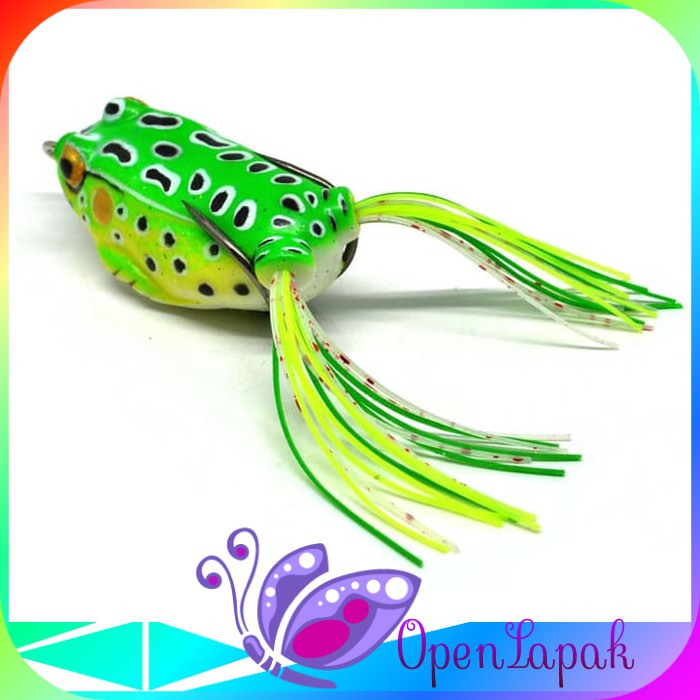 KODOK PALSU Umpan pancing MANCING ikan Buatan fishing model mainan Karet frog kodok katak