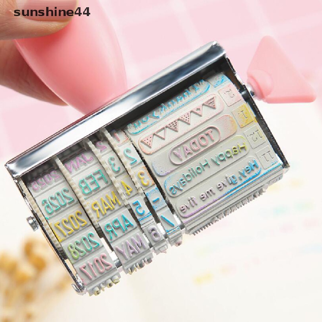 Sunshine Stempel Roller Portable DIY Untuk Scrapbook / Kartu / Craft