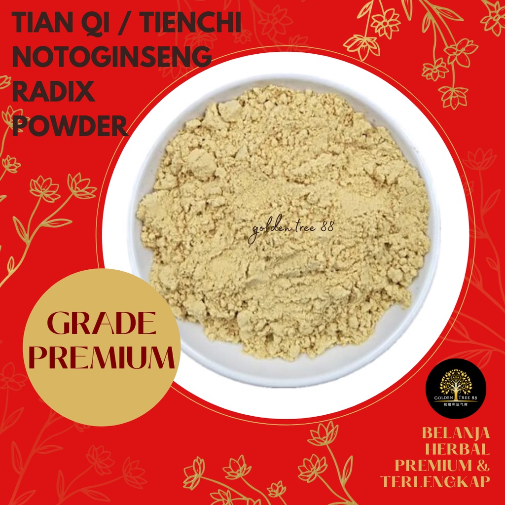 

10 gram Tienchi Powder Tianqi Fen Tian Bubuk Fresh Original