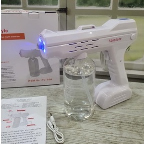 HEALTHY LIFESTYLE 800ml Spray gun nano blue light disinfektan sinar biru wirelesss char