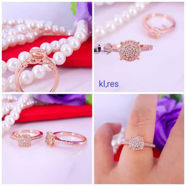 Cincin replika berlian,awet,tahan lama, tidan luntur