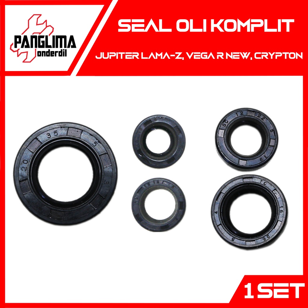 Sil Oli Komplit Jupiter Lama-Z &amp; Vega R-New &amp; Crypton Seal Oil Assy Set-Kit-Lengkap