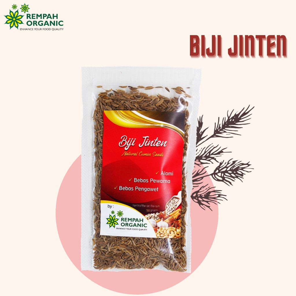 

Rempah Organic - Natural Cumin Seeds / Biji Jinten 50 Gram