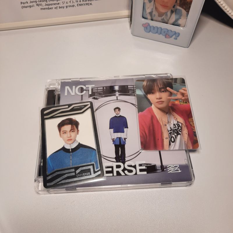 [UNSEALED] Ready Stock. Jewel Case Universe Album NCT 2021 PC Chenle UC Card Jaemin Official Murah P