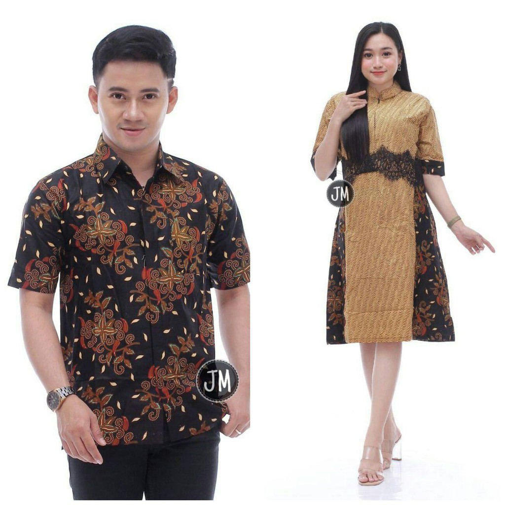 Sarimbit Batik Unik Cantik || Baju Couple || Couple Dress Brokat Busui Hem || Matilda Fashion