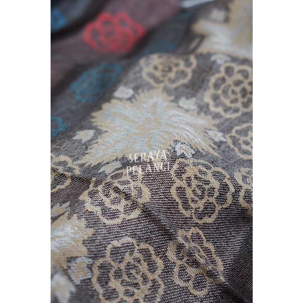 Pashmina Cashmere Motif Bunga 15 | Motif Kembang | Selendang | Scarf | Syal | Shawl | Souvenir | Hadiah Ulang Tahun | Birthday Gift | Aksesoris Fashion Wanita | Premium Import Quality | Grosir Murah | Luxury Scarf