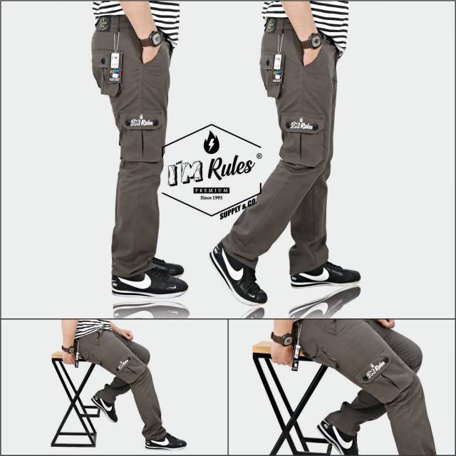 Celana Cargo Panjang Pria / Celana Cargo Cowok / Celana Cargo Murah / Celana Banyak Kantong Pria