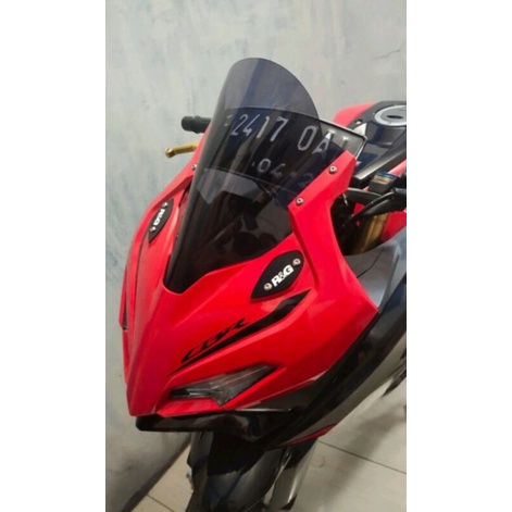 Visor Windshield CBR CBR K45R 150R tahun 2021/2022/2023 hitam smoke jenong GP