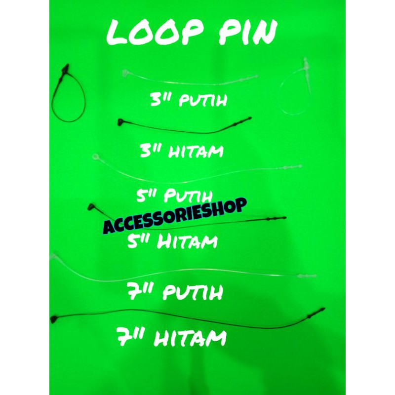 

Loop Hitam Putih/Loog s - 1 Pak 5000Pcs