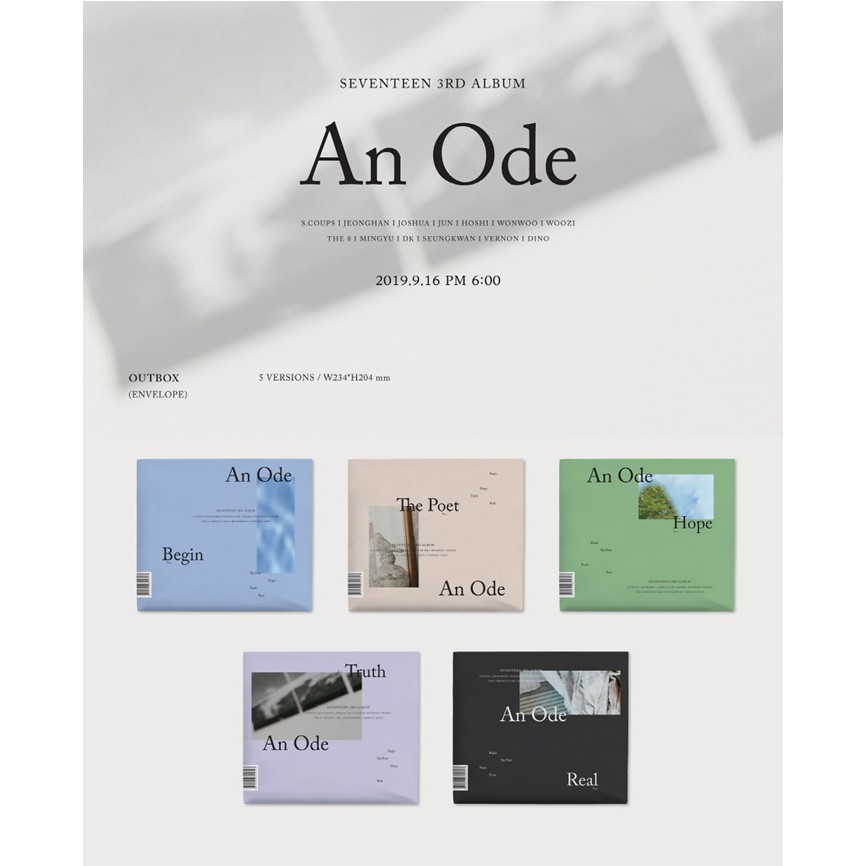 [ SEVENTEEN ] ODE TO YOU (3RD ALBUM) | Shopee Indonesia