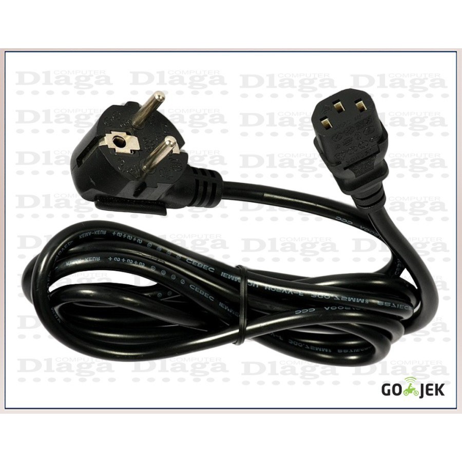 Kabel Power komputer CPU power supply PC 3 lubang RICE COOKER PS MURAH